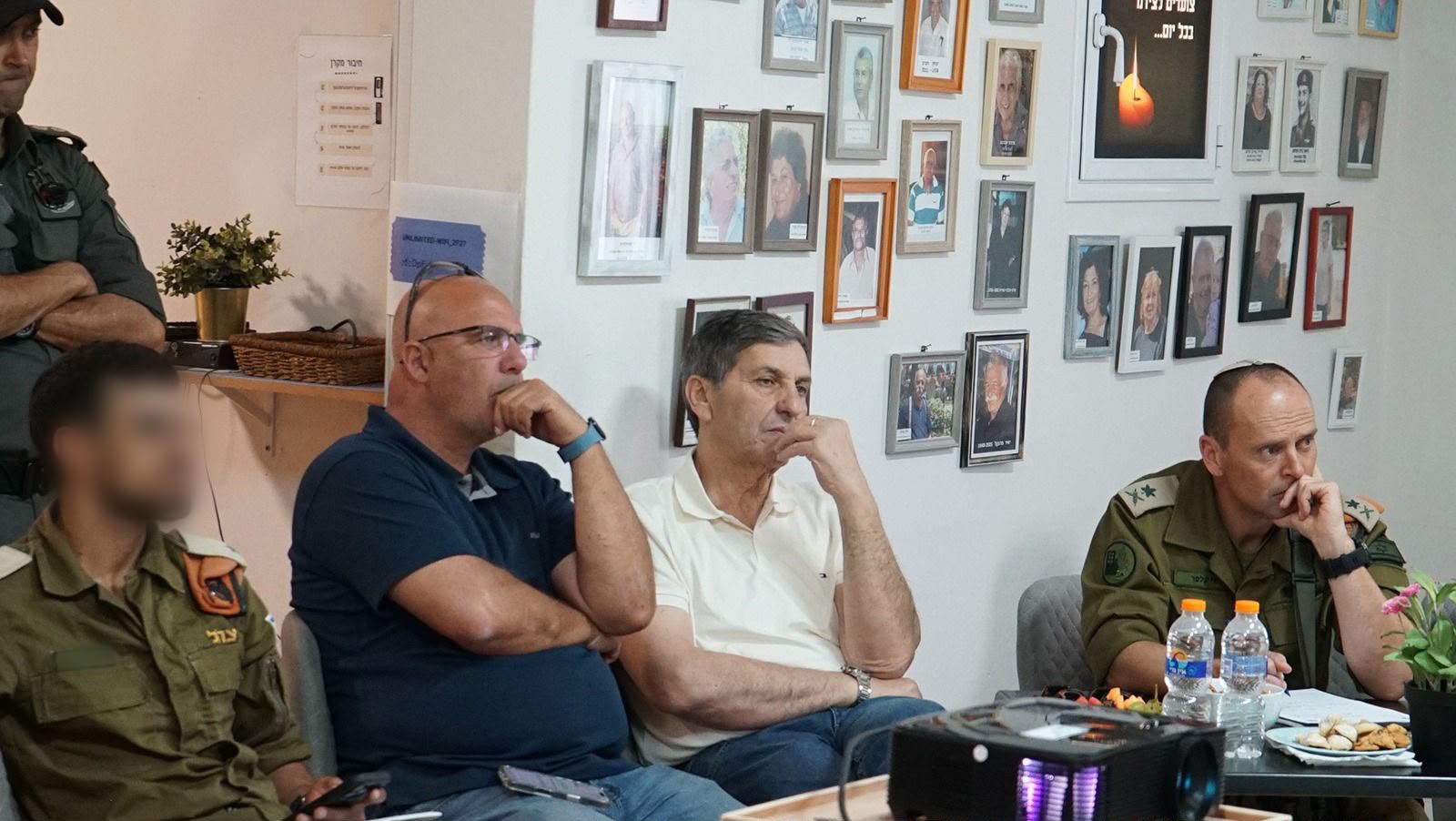 ביקור אלוף פיקוד העורף בגלבוע