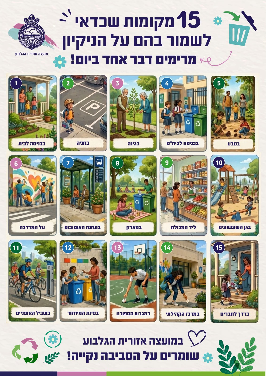 15 מקומות שכדאי לשמור בהם על הניקיון
